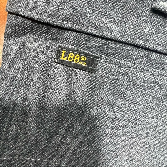 Vintage LEE Riders Gray Polyester Boot JEANS Deadstock USA Made Size 34x34 - Picture 4 of 10
